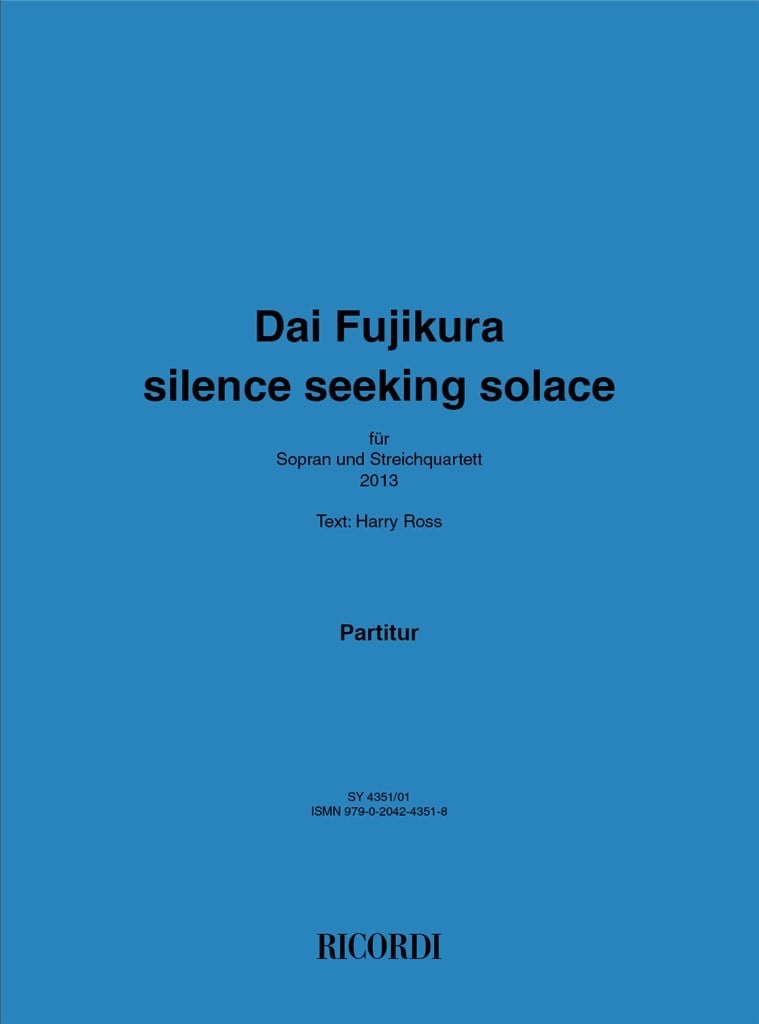 Silence seeking solace